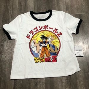 DragonballZ crop tee / brand new with tags